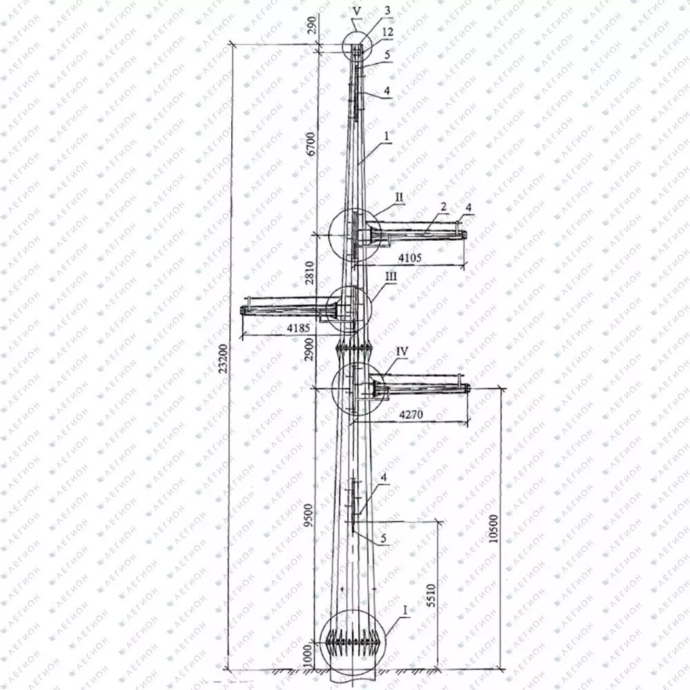 Многогранная опора УМ220-1
