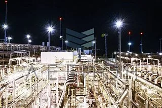 Освещение нефтяных месторождений